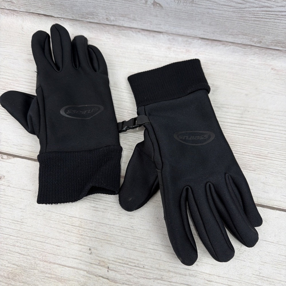 Seirus Hyperlite Windproof Weatherproof Gloves Men's SM Black Excellent
